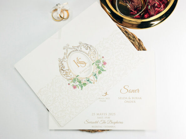 Invitatie de nunta eleganta 2437
