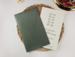 Invitatii nunta verde inchis 2465