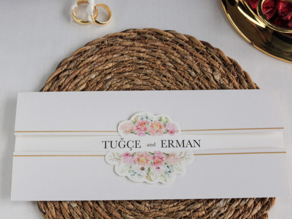 Invitatie nunta simpla 2in1 2490