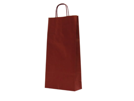 Sacose cu Maner Rasucit 18 x 8,5 x 30 cm BORDEAUX