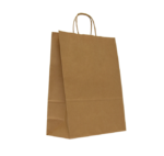 Sacose cu maner rasucit, natur, kraft, 32x12x41 cm, eMarturii