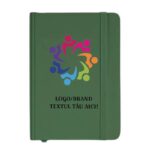 Agenda nedatata A5 verde personalizata