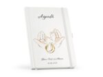 Notebook alb A6, personalizabil, cadou deosebit