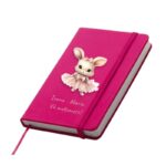 Notebook A6, roz, personalizabil, cadou de colectie