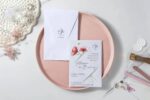 Invitatie nunta cu maci 7136