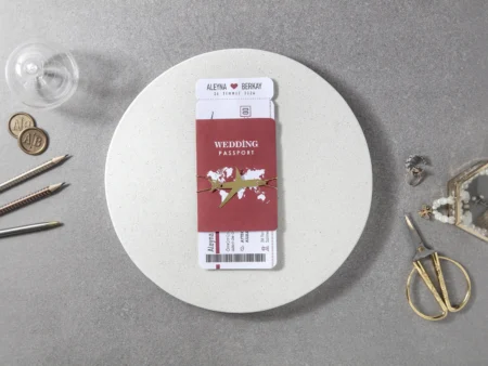 Invitatie nunta pasaport visinie EMPUB-7152