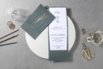 Invitatie nunta verde 7116