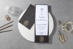 Invitatie nunta neagra 7115