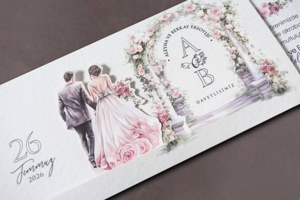 Invitatie nunta mire si mierasa 7169
