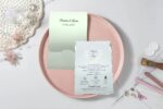 Invitatie nunta verde 7084