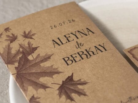 Invitatie nunta eco 7118