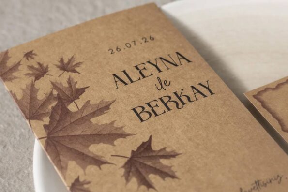 Invitatie nunta eco 7118