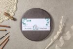 Invitatie nunta verde clasica 7146