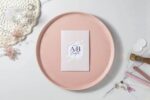Invitatie nunta roz 7129