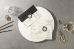 Invitatie nunta cu negru 7134