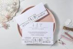 Invitatie nunta clasica 7143