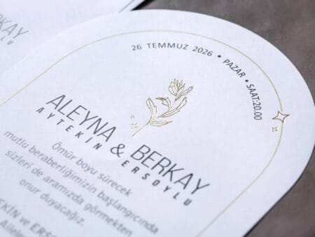 invitatie nunta alba eleganta 7083