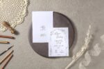 Invitatie nunta cu plic 7090