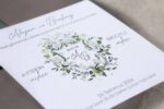 Invitatie nunta verde 7114