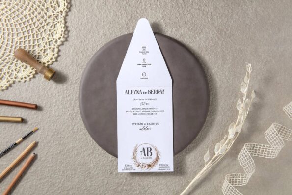 Invitatie nunta eleganta 7127