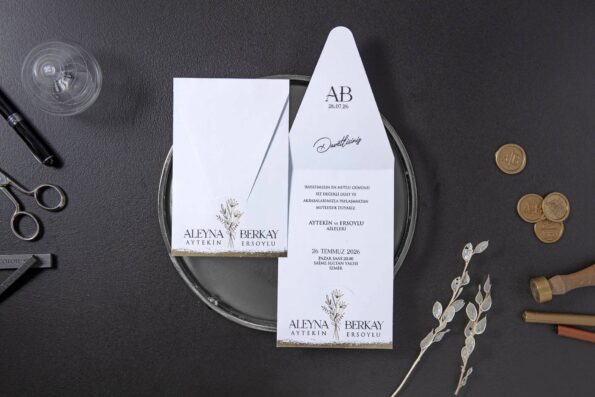 Invitatie nunta eleganta 7132