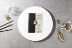 Invitatie nunta cu negru 7134