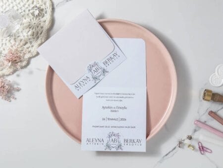 Invitatie nunta patrata 7112