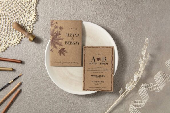 Invitatie nunta eco 7118