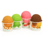Cupa inghetata multicolora 50ml