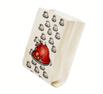 Punga rotiserie hartie 13x8x27cm alba rezistenta grasimi