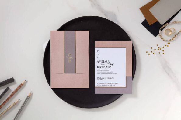 Invitatii nunta elegante 10596