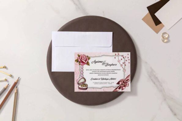 Invitatii nunta elegante 10343