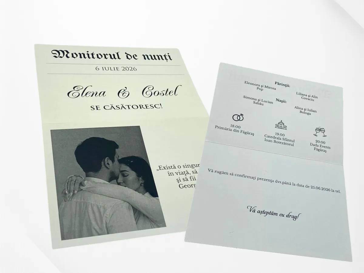 Invitatii de nunta originale: 7 idei creative