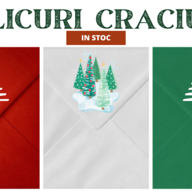 Plicuri de Craciun Ambalajul perfect pentru emotii si cadouri. 3 nuante 4 Plicuri de Craciun Ambalajul perfect pentru emotii si cadouri. 3 nuante