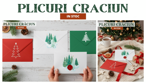 Plicuri de Craciun Ambalajul perfect pentru emotii si cadouri Plicuri de Craciun Ambalajul perfect pentru emotii si cadouri