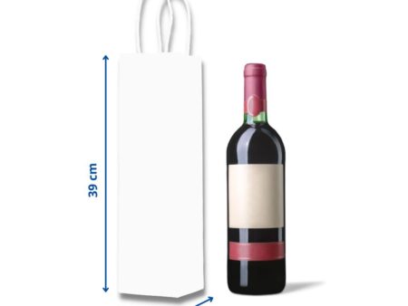 Home 76 Sacosa alba hartie vin 14x9x39cm e-Marturii.ro