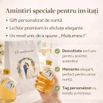 Set marturii nunta alb cu design floral cu trandafiri | eMarturii – EMPUB-SET119