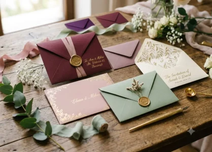 Plicuri colorate si elegante pentru invitatii – ghid complet 2026 5 plicuri colorate pentru invitatii 2026