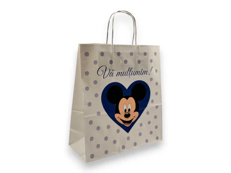 Punga botez Mickey 25x28x11cm
