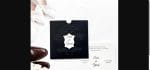 Invitatie nunta 2632 luxury Black White Armony 2026